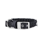MyFamily Milano Black Italian Nylon Dog Collar
