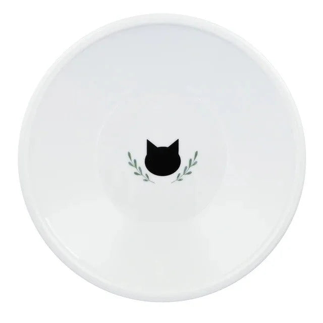 Necoichi Extra Wide Raised Cat Food Bowl – Go Green