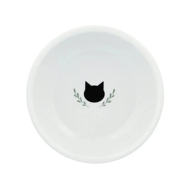 Necoichi Raised Cat Food Bowl – Go Green