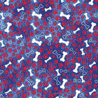 Patriotic Bones Dog Bandana