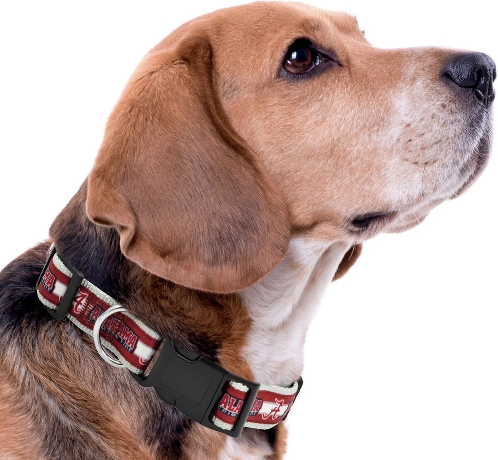 Pets First Alabama Crimson Tide Nylon Dog Collar