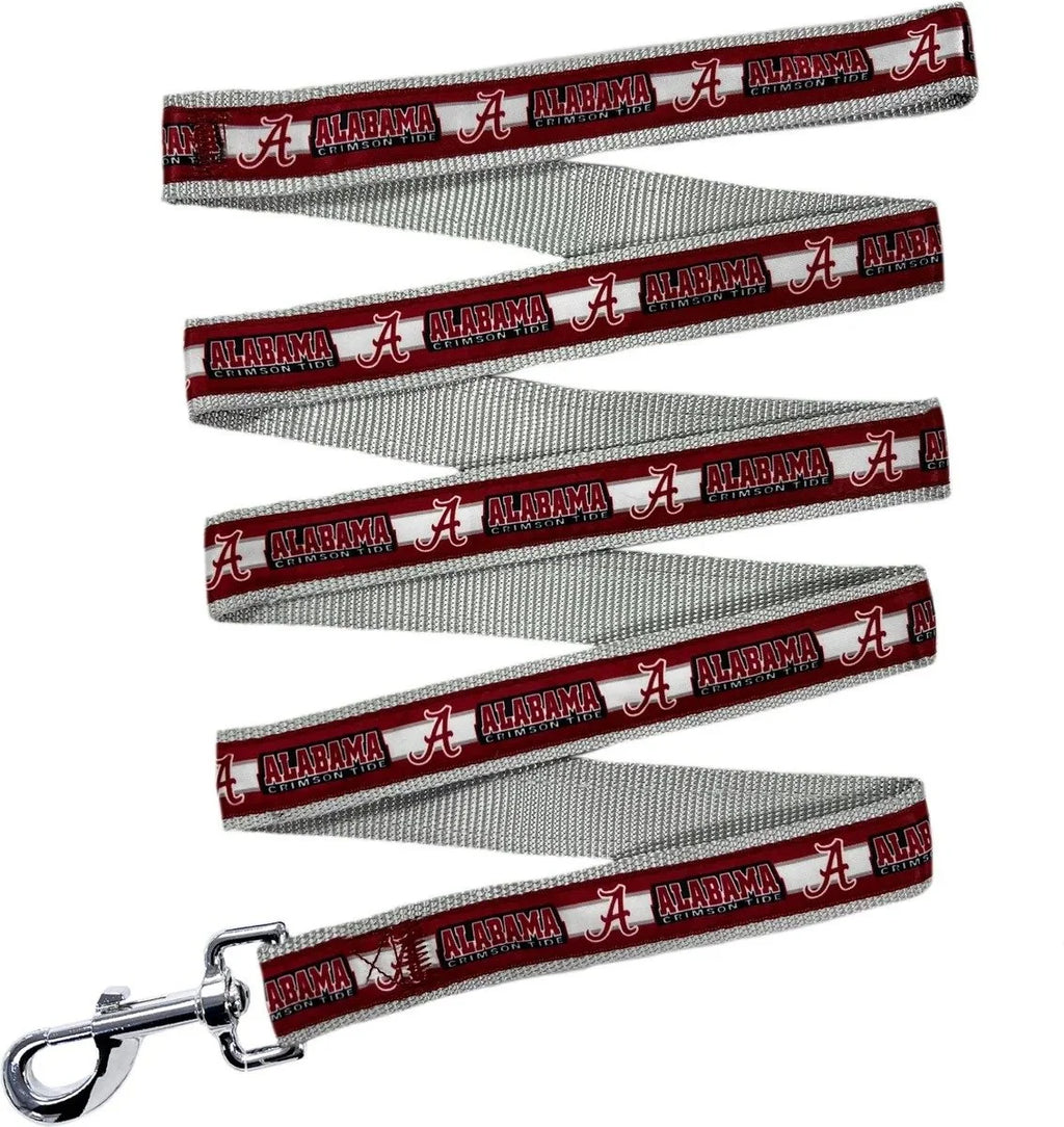 Pets First Alabama Crimson Tide Satin Nylon Dog Leash