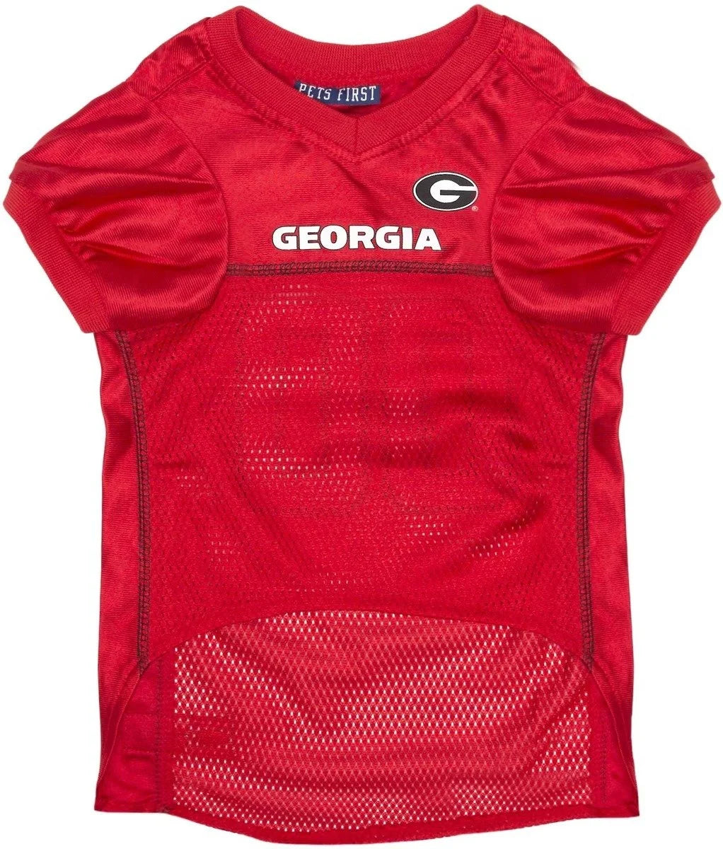 Pets First Georgia Bulldogs NCAA Mesh Pet Jersey