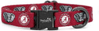 ShopInstaPets Alabama Crimson Tide NCAA Dog Collar
