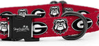 ShopInstaPets Georgia Bulldogs NCAA Dog Collar
