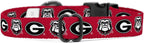 ShopInstaPets Georgia Bulldogs NCAA Dog Collar