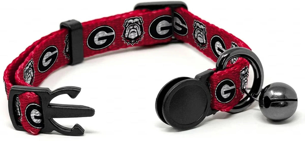 ShopInstaPets Georgia Bulldogs Breakaway Cat Collar