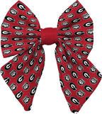 ShopInstaPets Georgia Bulldogs Dog Bow Tie