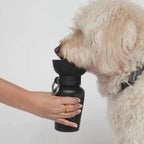 Springland Pets 20 oz Flip Dog Water Bottle | Black