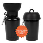 Springland Pets 20 oz Flip Dog Water Bottle | Black