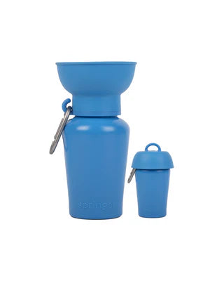 Springland Pets 20 oz Flip Dog Water Bottle | Blueberry