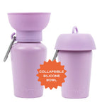 Springland Pets 20 oz Flip Travel Dog Water Bottle | Lilac