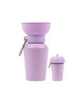 Springland Pets 20 oz Flip Travel Dog Water Bottle | Lilac