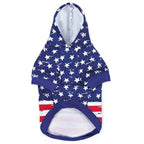 Distressed American Flag Dog Hoodie