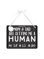 Pet's Baby Announcement Chalkboard