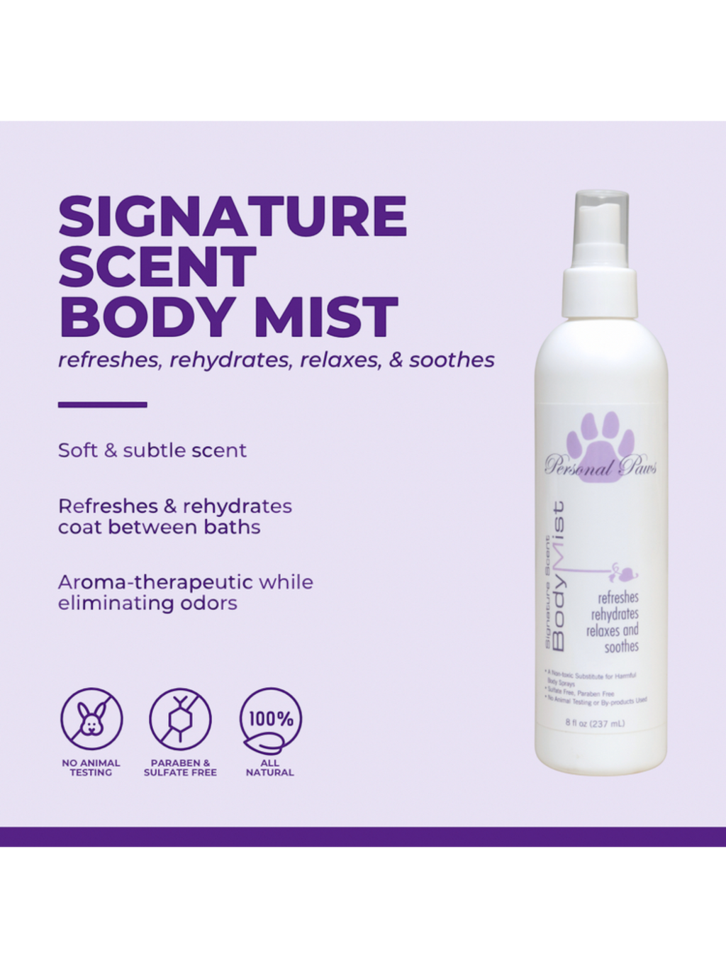 Signature Scent Body Mist | Personal Paws