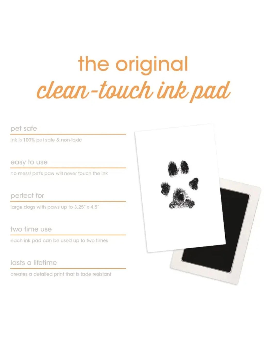 Pet Pawprint Clean-Touch Ink Pad