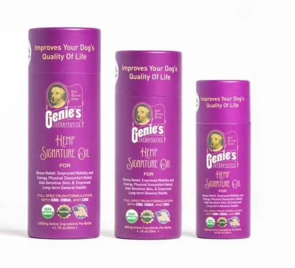 Genie’s Hemp Signature CBD Oil for Dogs