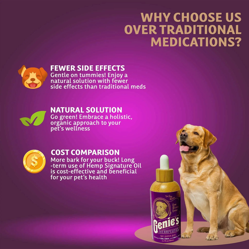 Genie’s Hemp Signature CBD Oil for Dogs